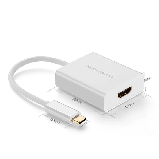 Adaptér Audio a Video USB-C - HDMI UGREEN, Bílý