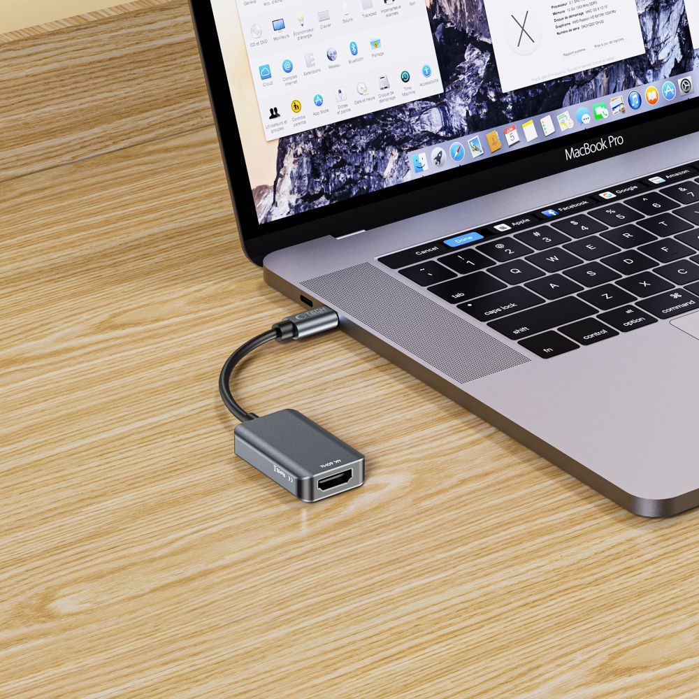 Audio a Video Adaptér USB-C - HDMI Tech-Protect Ultraboost, Černý