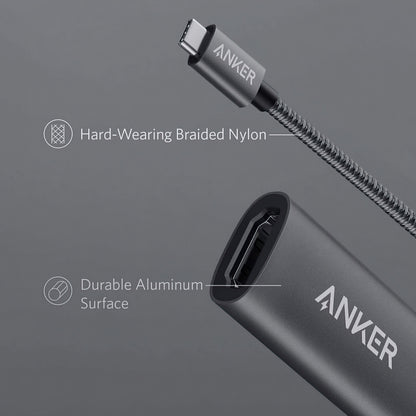 Audio a Video Adaptér USB-C - HDMI Anker PowerExpand+, Šedý A83120A1