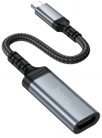 Audio a Video Adaptér USB-C - HDMI HOCO UA43A, Šedý