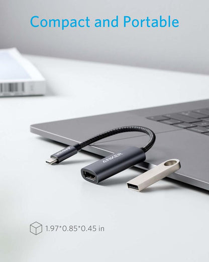 Audio a Video Adaptér USB-C - HDMI Anker 310, Šedý A83120A2