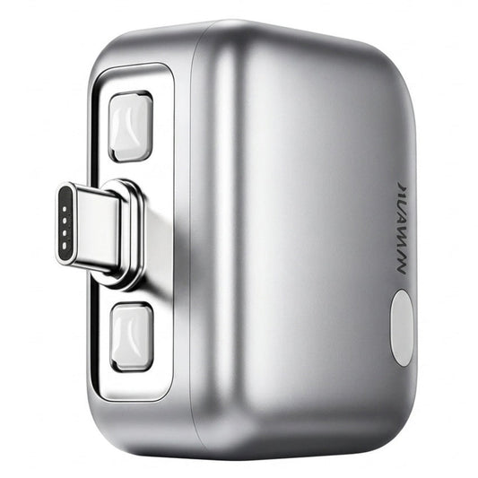 Auto Disconnect USB-C adaptér KUWAJIA KH-51 pro napájení s automatickým odpojením a ochranou baterie, stříbrný