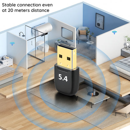 Bluetooth USB adaptér Techsuit BlueJet A20, Černý