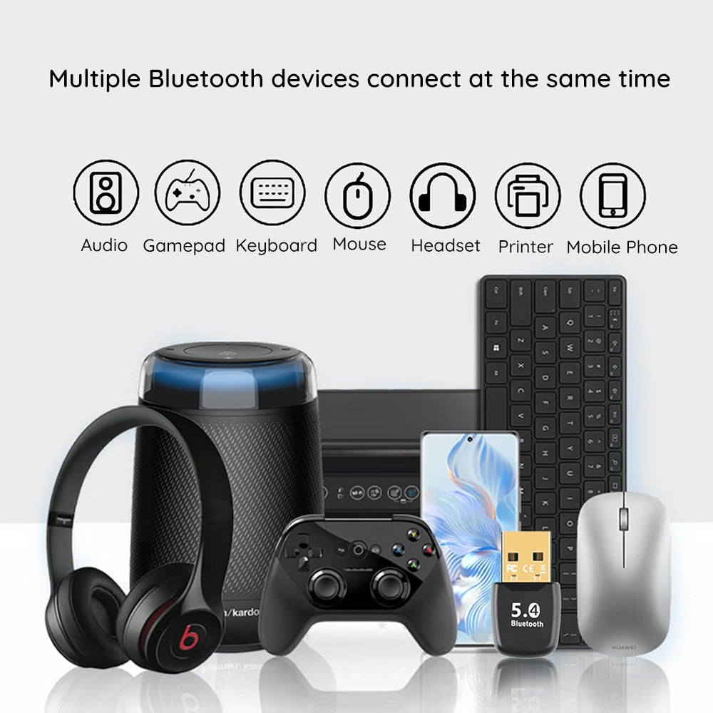 Bluetooth USB adaptér Techsuit BlueJet A20, Černý