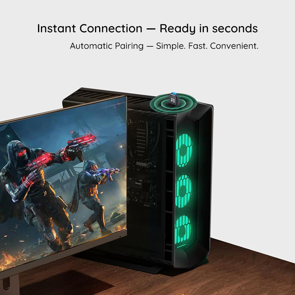 Bluetooth USB adaptér Techsuit BlueJet A20, Černý