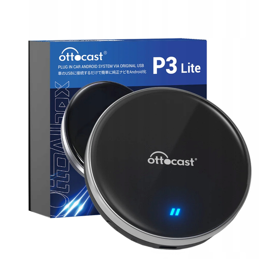 Adaptér Carplay / Android Auto Wireless Ottocast OttoAibox P3 Lite pro Apple iPhone / Android Series