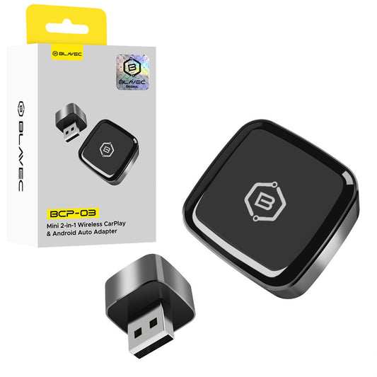 Blavec BCP-03 Wireless Carplay / Android Auto Adapter for Apple iPhone / Android Series