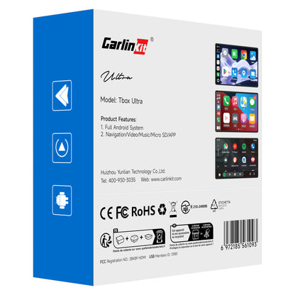 Carplay / Android Auto Wireless Adapter Carlinkit TBox Ultra 2 for Apple iPhone / Android Series, 8GB RAM / 128GB, 5G