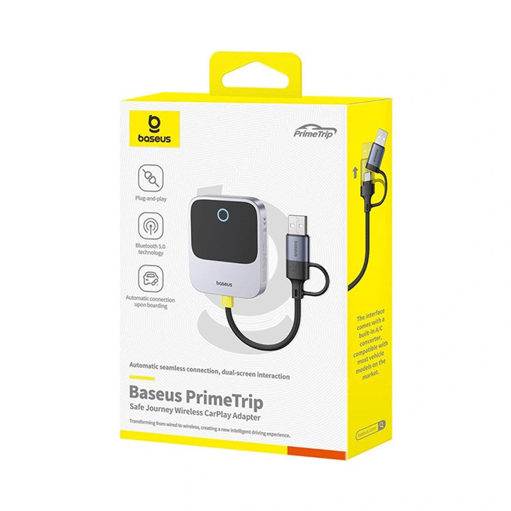 Bezdrátový adaptér Carplay Baseus PrimeTrip pro Apple iPhone Series C10745100813-00