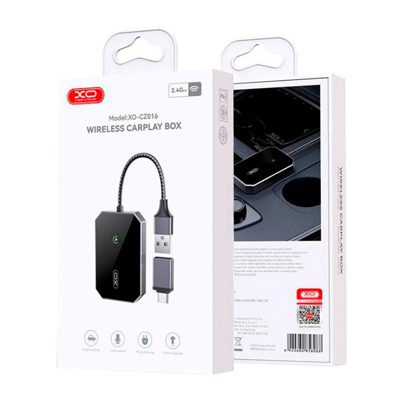 Bezdrátový adaptér Carplay XO Design CZ016 pro Apple iPhone Series