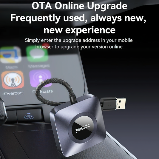 Bezdrátový adaptér Carplay Yesido KM23 pro Apple iPhone Series