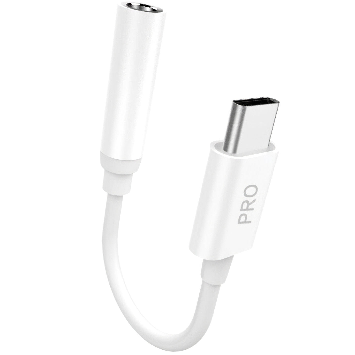 USB-C - 3,5mm audio adaptér Dudao L16CPro, bílý