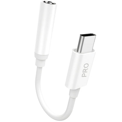 USB-C - 3,5mm audio adaptér Dudao L16CPro, bílý