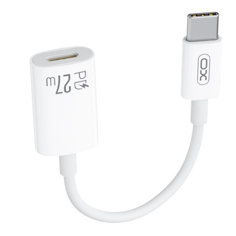 Adaptér pro data a nabíjení USB-C - Lightning XO Design NB-R268A, Bílý