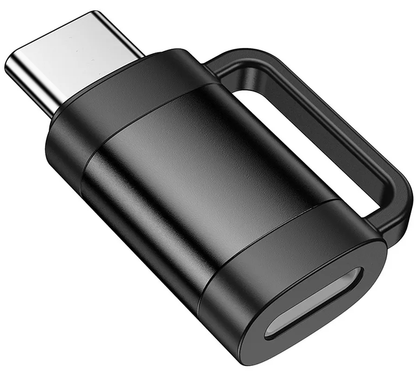 Adaptér pro data a nabíjení Lightning - USB-C HOCO UA31E, Černý