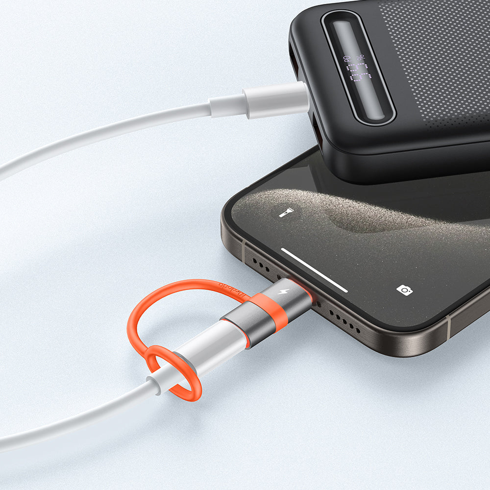 Adaptér pro data a nabíjení Lightning - USB-C McDodo OT-5530, šedý