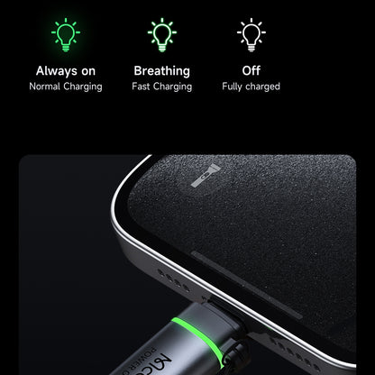 Adaptér pro data a nabíjení Lightning - USB-C McDodo OT-6010 Power Off, Černý