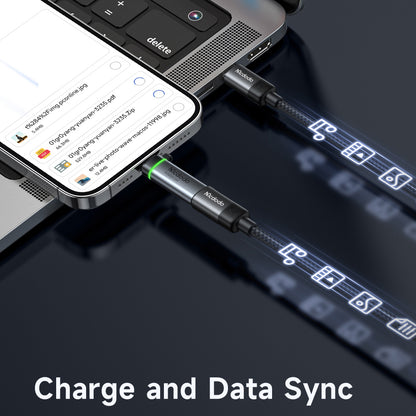 Adaptér pro data a nabíjení Lightning - USB-C McDodo OT-6010 Power Off, Černý