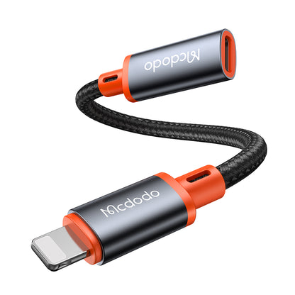 Adaptér pro data a nabíjení USB-C - Lightning McDodo CA-1440, černý