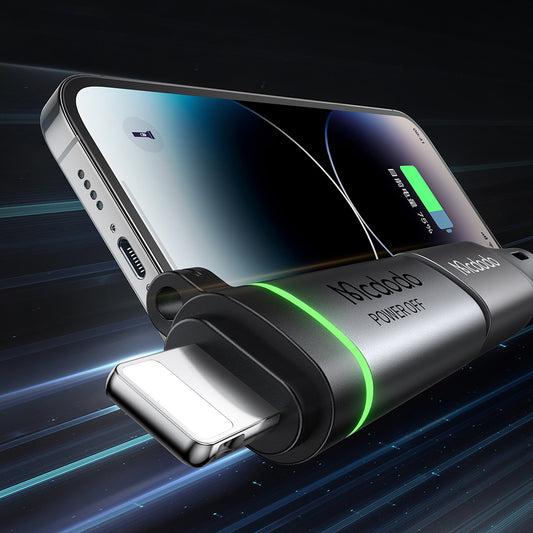 Adaptér pro data a nabíjení USB-C - Lightning McDodo OT-2590 Power Off, černý