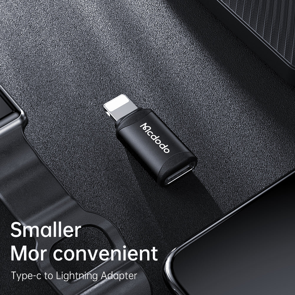 Adaptér pro data a nabíjení USB-C - Lightning McDodo OT-7680, černý