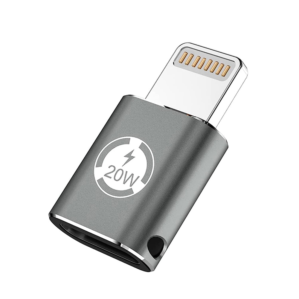 Adaptér pro data a nabíjení USB-C - Lightning Techsuit A11 TitanCoreX, šedý