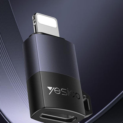 Adaptér pro data a nabíjení USB-C - Lightning Yesido GS27, šedý