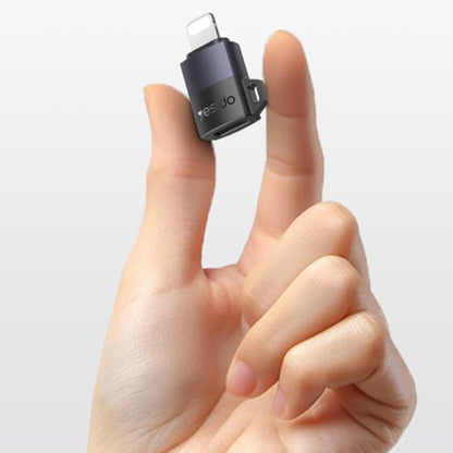 Adaptér pro data a nabíjení USB-C - Lightning Yesido GS27, šedý