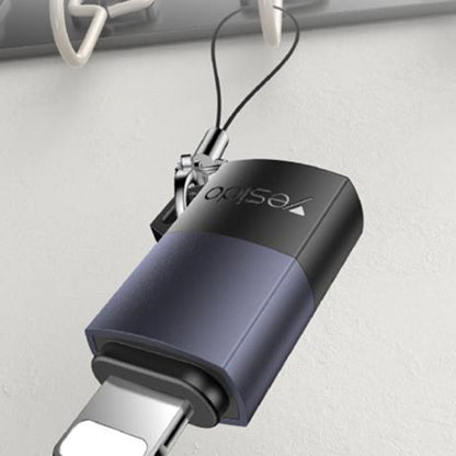 Adaptér pro data a nabíjení USB-C - Lightning Yesido GS27, šedý