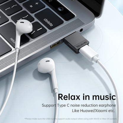 Adaptér pro data a nabíjení USB-C - USB-A McDodo OT-6970, černý