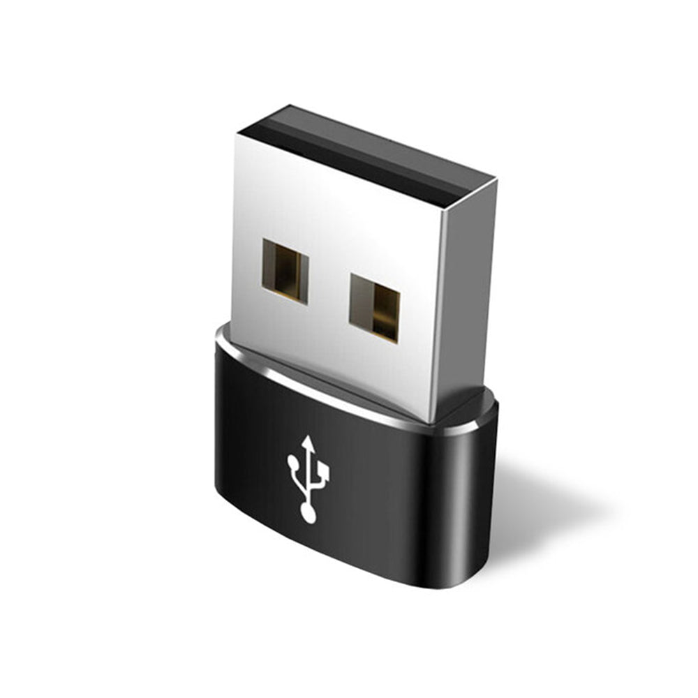 Adaptér pro data a nabíjení USB-C - USB-A Techsuit, černý