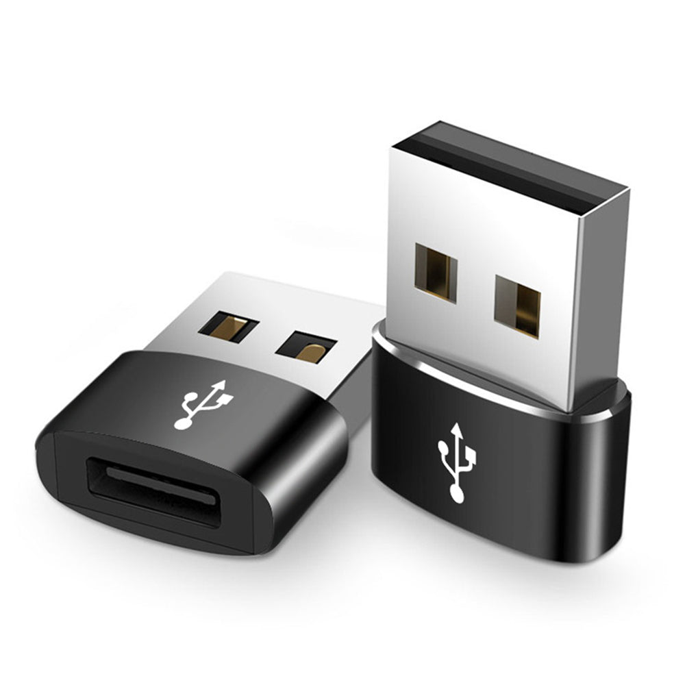 Adaptér pro data a nabíjení USB-C - USB-A Techsuit, černý