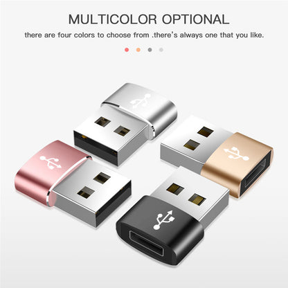 Adaptér pro data a nabíjení USB-C - USB-A Techsuit, černý