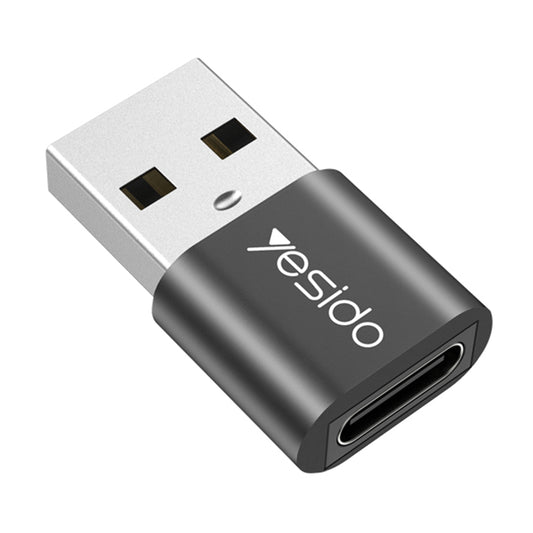 USB-C to USB-A Data and Charging Adapter Yesido GS09, Black