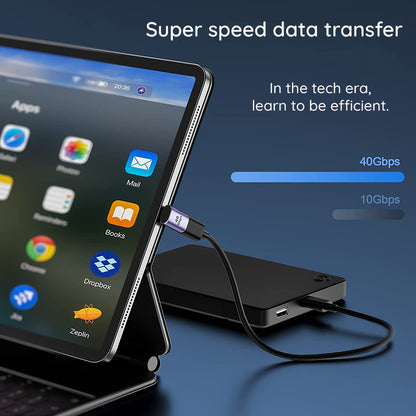 Adaptér pro data a nabíjení USB-C - USB-C Techsuit A12 TitanCoreX, šedý