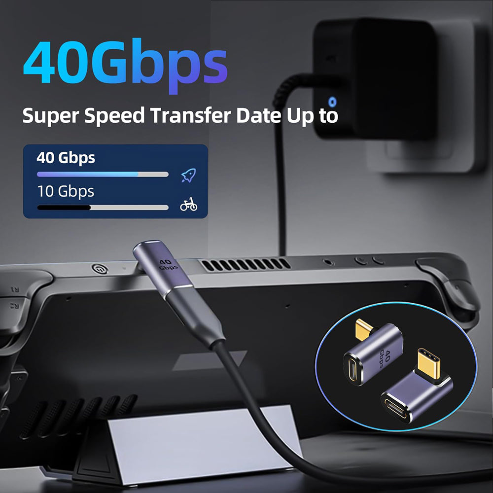 Adaptér pro data a nabíjení USB-C - USB-C Techsuit A12 TitanCoreX, šedý