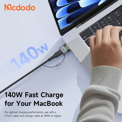 USB-C Nabíjecí adaptér - MagSafe 3 McDodo OT-8850, Černý