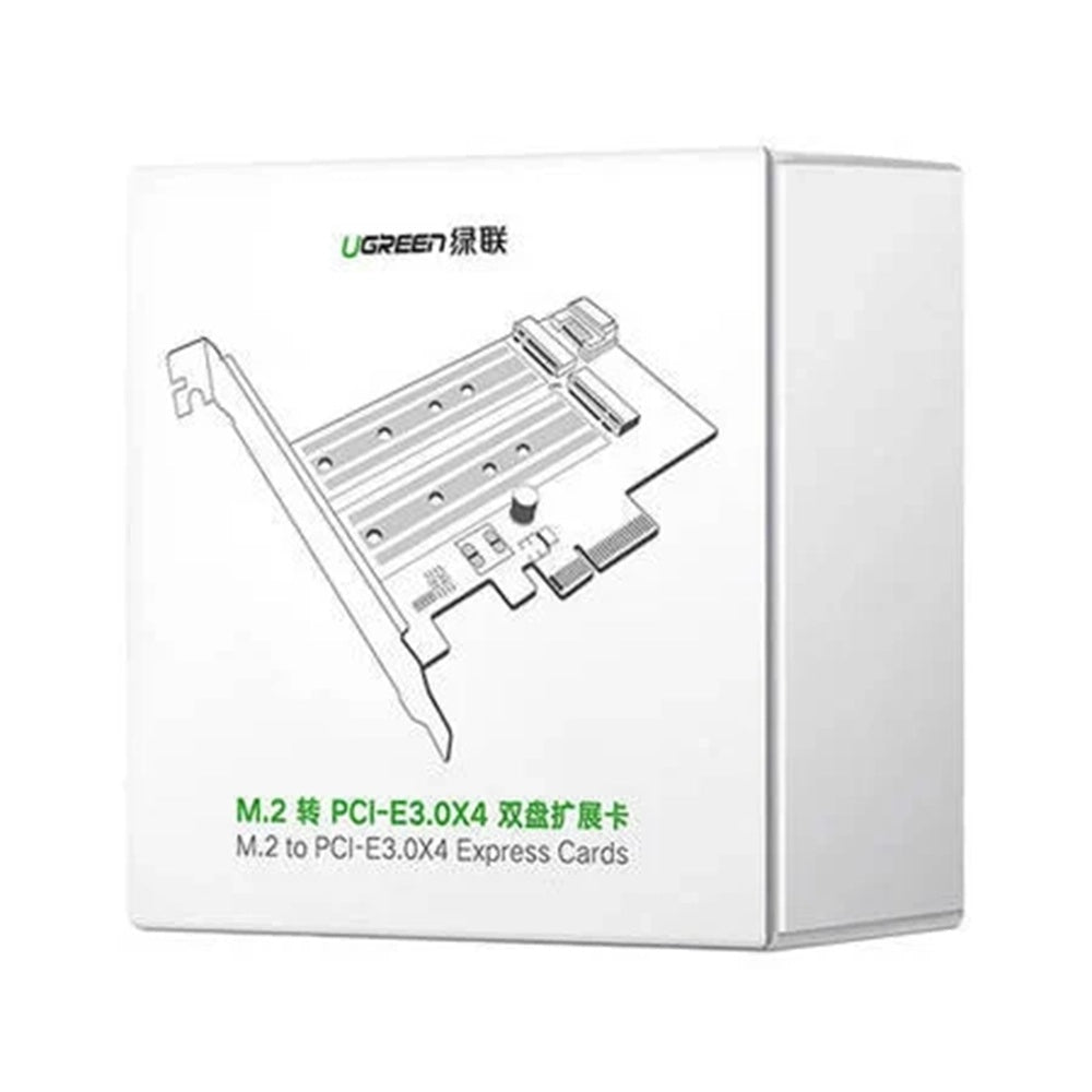 Adaptér rozhraní SSD UGREEN CM302 (70504), NVMe M.2 / SATA - PCIe 3.0 X4