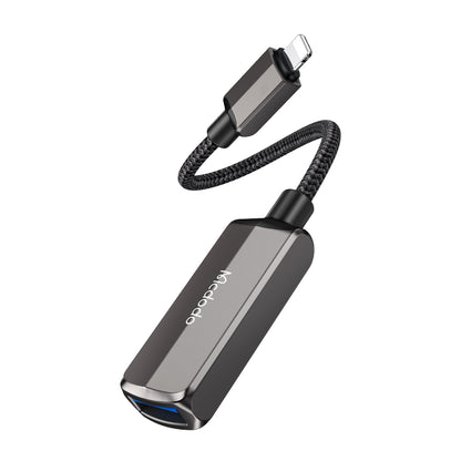 Adaptér OTG Lightning - USB-A McDodo CA-2690, Šedý