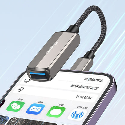 Adaptér OTG Lightning - USB-A McDodo CA-2690, Šedý