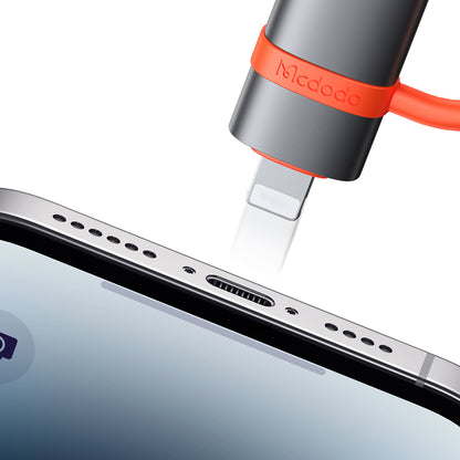 Adaptér OTG Lightning - USB-A McDodo OT-2600, šedý