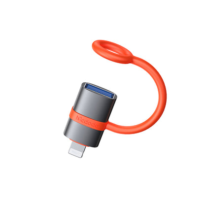 Adaptér OTG Lightning - USB-A McDodo OT-2600, šedý