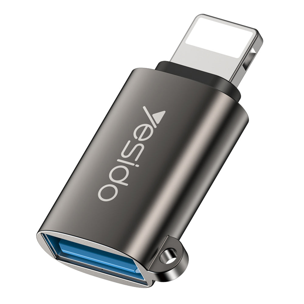 Adaptér OTG Lightning - USB-A Yesido GS14, Černý
