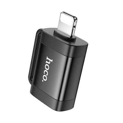 Adaptér OTG Lightning - USB-A HOCO UA31A, Černý