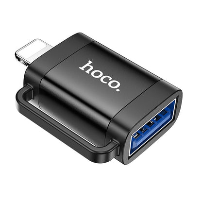Adaptér OTG Lightning - USB-A HOCO UA31A, Černý