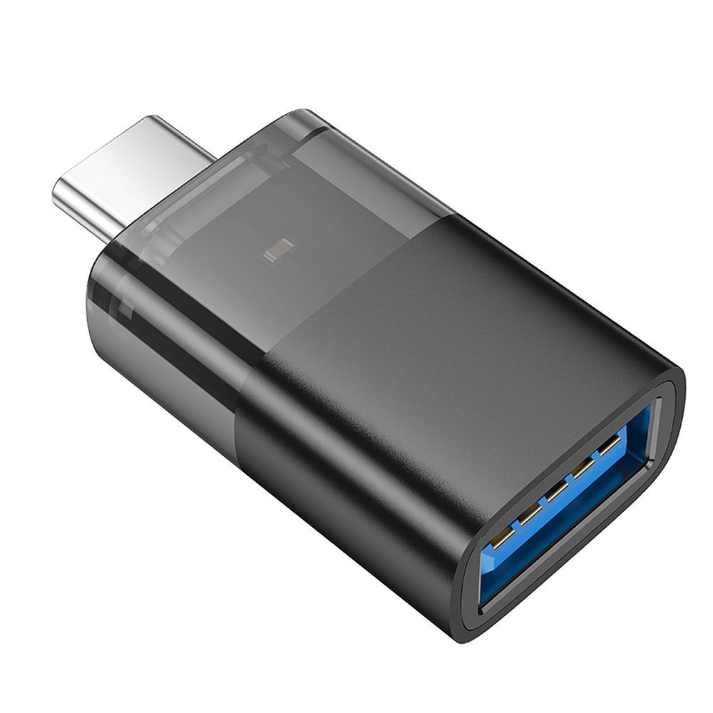 Adaptér OTG USB-C - USB-A HOCO UA36B, Černý