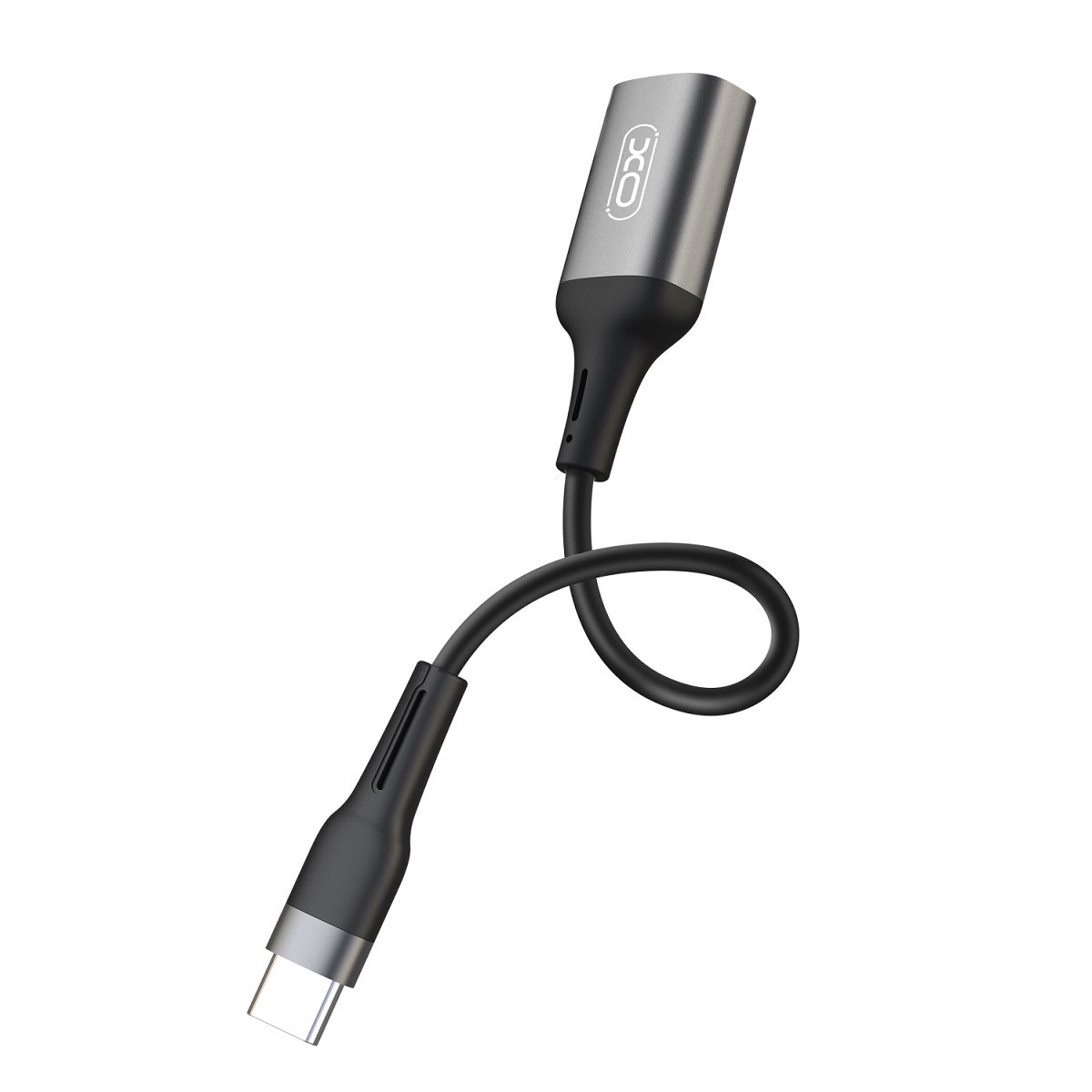 Adaptér OTG USB-C - USB-A XO Design NB201, Černý
