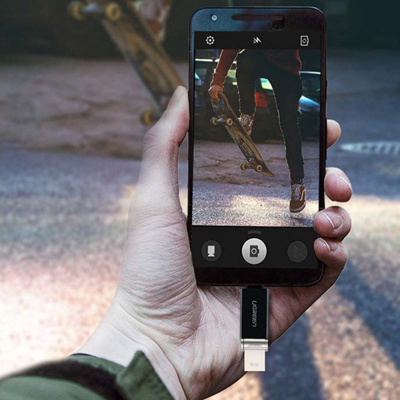 Adaptér OTG USB-C - USB-A UGREEN US173, Černý