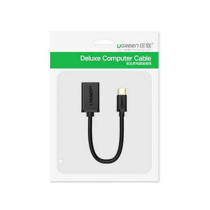 Adaptér USB-C na USB-A OTG UGREEN US154, černý 