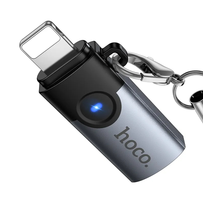 USB-C - Lightning datový a nabíjecí adaptér HOCO UA46A, šedý